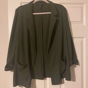 Green forever 21 blazer